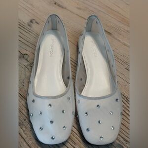 Jeffrey Campbell White Studded Women's Shoes size 10